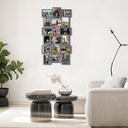 Jerry & Maggie 4X6 Collage Picture Frames for Wall Decor, 18 Opening Collage Wall Hanging for 6x4 Photo, Multi Picture Frame Set with One-piece Design Ashes