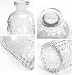 Bud Vases in Bulk 24, Clear Small Glass Vase for Centerpiece Table Decorations, Durable Mini Glass Vases for Flowers, Decorative Flower Vase for Wedding Decor, Party, Home Decor, Housewarming