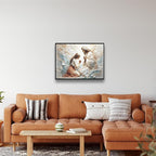 XWNLTEPK Praying to Heaven Christian Art Jesus and Woman Praying Bible Canvas Wall Decor Jesus Portrait Mormon Wall Print