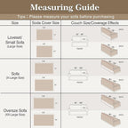 Boho Couch Cover Washable Sectional Couch Covers for Dogs Reversible Sofa Slipcover for 2 or 3 Cushion Couch Pet Friendly Furniture Protector (3# Sage Green, 71" x 118")