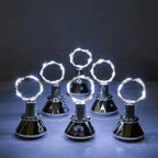 Solar Cork Lights Outdoor - Waterproof Fairy Lights for Wedding Party, Garden, Patio & Pathway Decor - Suitable for Most Wine Bottle Mouths - Cool White (8 Pack)