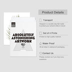 SIGNWIN Poster Bathroom Decor 11"x14", Wall Art Room Decor Multicolor for Living Room, Bedroom, Office Green Pastel Banana Palm Monstera Leaf Nature Wilderness Plant Art Floral Botanical