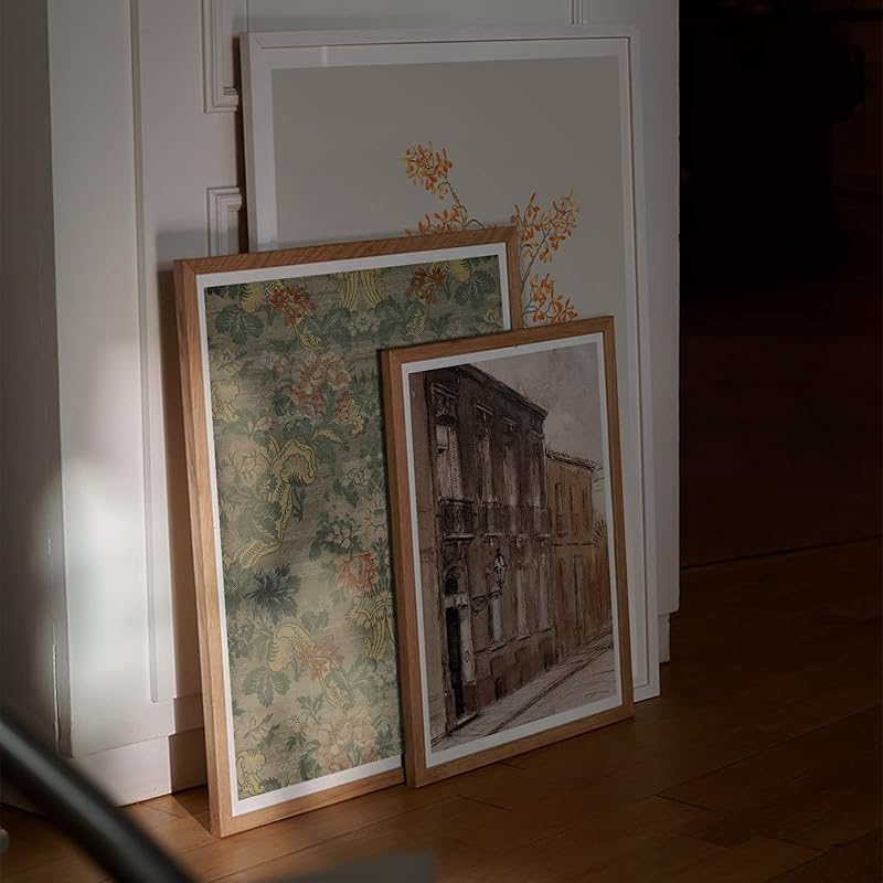 Set Of 9 French Country Prints Wall Decor - Landscape Wall Art French Country Decor, Vintage Wall Decor Gallery Wall Art, Large Bathroom Art Prints, Farmhouse Floral Vintage Art(11X14 IN UNFRAMED)