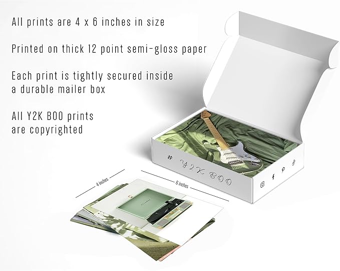 Y2K BOO Sage Green Aesthetic Wall Collage Kit – 100 Soft & Serene Photos, 4"x6" Semi-Gloss Prints for Teen Girls Dorm Room Decor, Calm Sage Green Moments, Ideal Gift for Birthday & Graduation