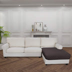 Easy-Going Sectional Couch Covers for Dogs L Shape Sofa Cover Reversible Sofa Slipcover Chaise Lounge Cover Furniture Protector Cover for Pets Dog Cat (42 x 52 inches, Chocolate/Chocolate)