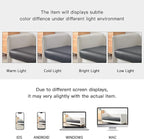 Yates Home PU Leather Couch Sofa Cushion Slipcover Water-Proof Elastic Chair RV Seat Covers Loveseat Sofa Furniture Protector Slip Cover for Settee Seater Replacement in Living Room（Sofa, Gray）