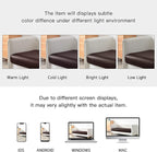 Yates Home Couch Covers for Sectional Sofa L Shape PU Leather Cushion Slipcover Water-Proof Elastic Chaise Seat Cover Protector Slip Cover for Settee Seater Replacement in Living Room（XXL, Chocolate