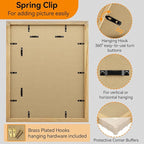 IBUYKE 18x24 Picture Frame,Solid Oak Wood 18x24 Photo Frame with Mat to 16x20,18x24 Picture Frames With Tempered Glass,Wall Mount Display,Home Decor,Natural Oak 24 x 18 Frame,UWPF1824N