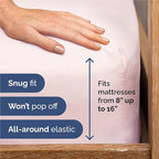 King Size 4 Piece Sheet Set - Comfy Breathable & Cooling Bed Sheets Set - Hotel Luxury Bedding for Women, Men, Kids, Teens, Boys & Girls - Deep Pockets, Soft, Wrinkle Free - Oeko-Tex - Lavender Pink