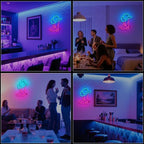 WLHOPE Cowboy Boot and Hat Neon Signs for Wall Decor Adjustable LED Lights Decorations for Bar Party Club Man Cave Living Room Bedroom, Get Your Space Shine Day and Night