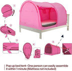 LEEDOR Bed Tent Dream Tents Bed Canopy Shelter Cabin Indoor Privacy Warm Breathable Pop Up Twin/Full/Queen for Kids and Adult Patent Pending(Mattress Not Included)