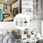 MYARO 12 Pcs Scented Sachets for Drawer and Closet, Long-Lasting Closet Deodorizer Freshener, Potpourri Bags Fresh Scents Sachet Packets Smell Goods for House - Fresh Linen, Peppermint and Lemongrass