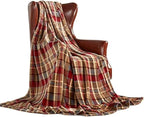 MERRYLIFE Throw Blanket Plaid| Ultra-Plush Soft Colorful Oversized | Decorative Couch Travel Blanket | (50" 60", Love Urban)