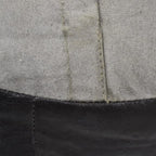 Round Shaped Goat Leather Handmade Eco-Friendly Chocolate Brown Pouf - 18" x 18" x 18", Plain Solid, Recycled Cotton Filled Stuffed, PF12