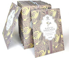 Black Tea & Sandalwood Scented Sachets - 12 Pack, Long-Lasting Home Fragrance Sachet Bags, Large Fresh-Scented Packets, Sachets for Drawers and Closets