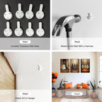 HLNIUC Framed Halloween Canvas Wall Art,Dark Witch Crow Raven Prints,Black Cat Decor,Horror Gothic Ghost Pictures Set of 3 (16"X24") Scary Pumpkin Wall Decor for Party Living Room Bedroom Decoration