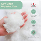 Trendy Home 18x18 Throw Pillow Insert (Set of 2, White) Bed and Couch Pillows Stuffer Hypoallergenic, Decorative Home Indoor Outdoor Sofa Pillow Filler (Machine Wash, 2 Pack)