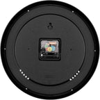 Lumuasky 14 Inch Wall Clock Battery Operated Silent Non-Ticking Large Analog Classic Round Clock for Office, Home, Kitchen, Bedroom, School, Living Room (Black)