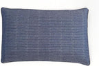 Buckwheat Pillow for Sleeping-Breathable for Cool Sleep,Cervical Support for Back and Side Sleepers(Organic Buckwheat Hulls),Korean Style,Standard Size 22"x14"(1pc).Navy Blue Color