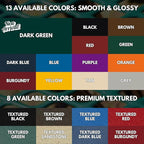 Coated Outdoor Furniture Heavy-Duty Portable Outdoor Picnic Table with Umbrella Hole, Punched Steel Commercial-Grade Patio Dining Furniture Made in America (46" Round Top, Yellow)