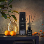 Miral Reed Diffuser 5 oz - Luxury Aromatherapy with Orange Blossom & Mandarin - Home Decor Gift for Bedroom, Office, Living Room, Bathroom - Long Lasting Scent - Premium Fragrance Sticks