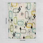 ICMOLYYENLO Boho Medieval Cat Tapestry, Abstract Atomic Starburst Geometric Aesthetic Art Wall Hanging For Bedroom Living Room Dormitory 40x60 Inches