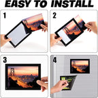 Magnetic Picture Frames for Refrigerator (4"X6",30 Pack),Magnet Photo Frame Pockets/Greeting Card Sleeve,Decorations for Lockers