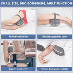 Knee Leg Pillow Shaping Pillow for Side Sleepers with Cooling Cover of Slow Rebound Memory Foam to Release Leg Pressure