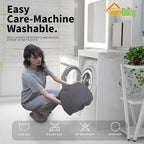 Easy-Going 8 Pieces Recliner Sofa Stretch Sofa Slipcover Sofa Cover Furniture Protector Couch Soft with Elastic Bottom Kids, Spandex Jacquard Fabric Small Checks Gray