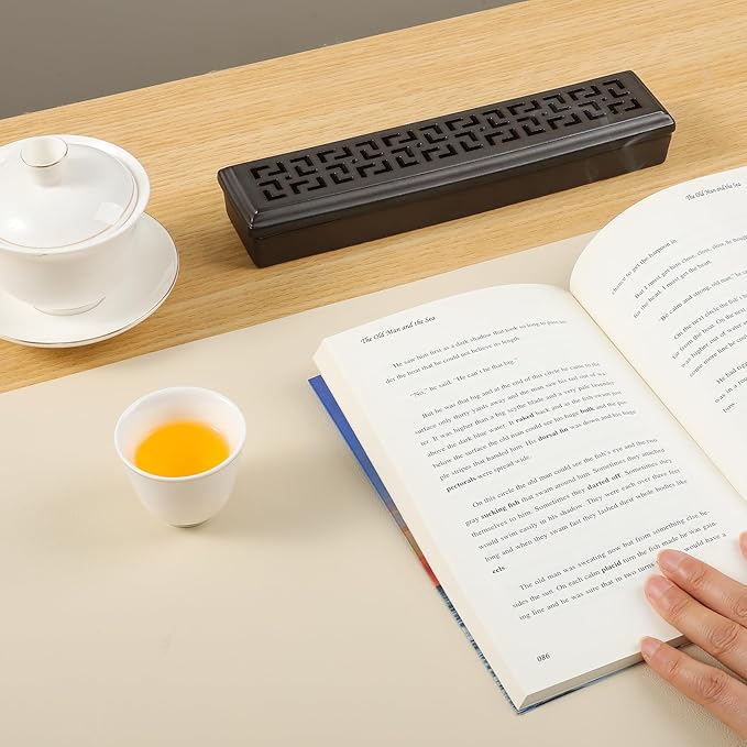 CEREMONY Incense Holder for Sticks，Ceramic Insence-Stick Holder Ash Catcher，Incense Holder Timkburner for Meditation Yoga Spa Room Decor