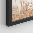 SIGNWIN Framed White Pampas Grass Beach Ocean Shore Horizon Wall Art, Set of 4 Landscape Colorful Wall Decor Prints, Nature Wilderness Wall Décor for Living Room, Bedroom - 11"x14" Black