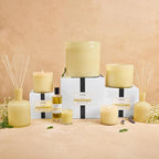 LAFCO New York 3-Wick Candle, Chamomile Lavender - 30 oz - 120-Hour Burn Time - Reusable, Hand Blown Glass Vessel - Made in The USA