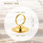 Urban Deco 16 PK Table Card Holder Place Card Holders Steel Card Holders for Photos, Food Signs, Memo Notes, Weddings, Restaurants, Birthday（Gold）