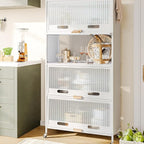 Beautyhero Window Privacy Film, Frosted Reeded Glass Cling with 3 Tools, 3D Decorative Coverings with UV Blocking, Static Cling Tint for Bathroom Doors Cabinet