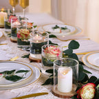 12pcs Small Glass Cylinder Vases for Centerpieces, 4 Inch Clear Flowers Vase for Wedding Decorations, Glass Hurricane Candle Holder for Home Decor Table Centerpiece