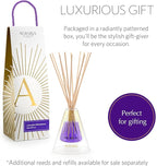 Agraria Lavender & Rosemary Reed Diffuser Set, 12 Reeds Essential Oil Scent Diffuser for Home Fragrance, Gift Box