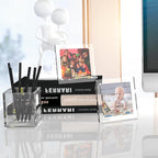 HELPLEX Picture Frames, 1 Pack 4x4 inch Acrylic Picture Frame Clear 4 x 4 Photo Frames Magnetic Picture Frames Ready for Tabletop Display, Effectively Protect Photos from Fading and Yellowing