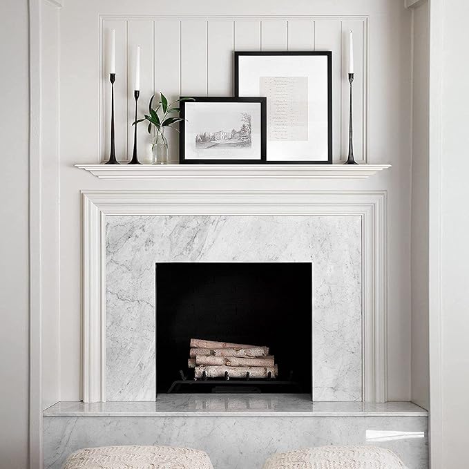 Iron Taper Candle Holder - Decorative Candle Stand - Candlestick Holder for Wedding, Dinning, Party, Set 3