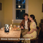 Table Lamp, Set of 2 Rustic Farmhouse Nightstand Lamps, 3 Color Temperatures Desk Lamp with USB Charging Ports AC Outlet Vintage Lamp for Living Room Bed Room, Black