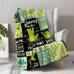 Aimego Frog Blanket Gifts for Women Kids - Cute Frogs Lovers Throw Soft Lightweight Fleece Cozy Couch Bedroom Decor Birthday Gifts for Adults Teen Boys Girls 50"x60"