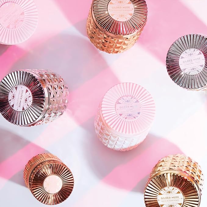 Capri Blue Muse Reed Oil Diffuser - Comes with Diffuser Sticks, Oil, and Glass Bottle - Aromatherapy Diffuser - 7.8 Fl Oz - Volcano