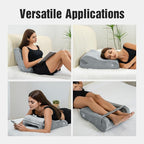 LightEase Leg Pillow, Knee Elevation Pillows, Foot Elevating for Sleeping, Rest, Blood Circulation, Surgery, Back Pain, Swelling