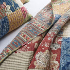 ENASAL Cotton Bedspread Quilt Sets Reversible Bedding Coverlet Sets Comforters Vintage Luxury Gorgeous Floral Real Patchwork Bedspread,King Size