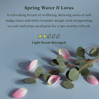 Enviroscent Non-Toxic Air Freshener for Home (Spring Water & Lotus) Essential Oil Diffuser | Home Fragrance Last Over 30 Days | 8 Scent Stix Refills