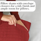 Southshore Fine Living, Inc. Twin XL Comforter Quilt Bedding Set, Dorm Room Bedding Essentials, Stain Resistant, Machine Washable Bedspread, Twin XL Red Quilt Bed Spread w/Pillow Sham, Chili Pepper