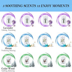 MYARO Scented Sachets 12 Pack Home Fragrance Sachet for Drawers & Closets, Long-Lasting Sachets Bags Cedar Wood, Ocean, Lavender Scented Sachet 3 Scent Air Freshener Scent for Lover