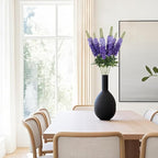 6PCS Delphinium Artificial Silk Flowers 29.5" Purple Fake Flowers Long Stem Faux Hyacinth Flowers for Tall Vase Wedding Home Garden Decor (Bluish Violet)