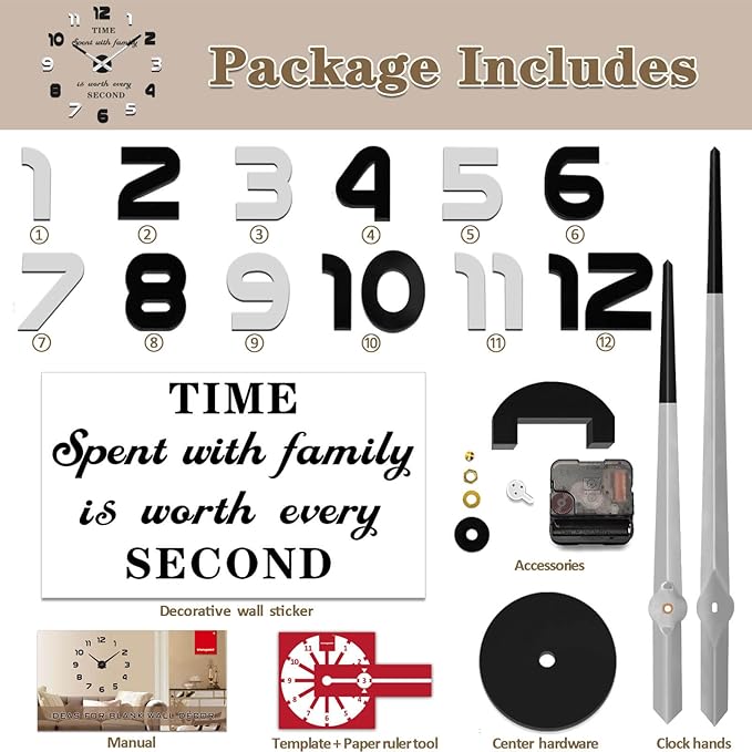 VANGOLD Design XL Size Wall Clock