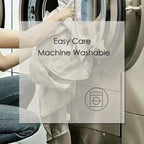 EP Mode Lightweight Quilt Blanket for Summer, Viscose from Bamboo Fabric & Filling, Natural, Breathable & Machine Washable- Ivory, Queen