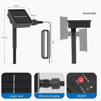 Replacement Solar Light Parts-Solar Light Replacement Tops ED Panel Lantern Lid,Panel (Two Pieces)